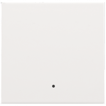 niko afwerkingsset met lens voor een enkelvoudige elektronische schakelaar of drukknop white coated (154)