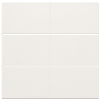 niko afwerkingsset voor 6-voudige potentiaalvrije drukknop 24v white coated (154)