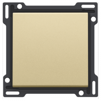 NIKO PURE niko afwerkingsset voor enkelvoudige schakelaar of drukknop gold coated (221)