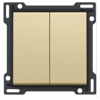 NIKO PURE niko set de finition pour fonctionalité avec deux touches gold coated NIKO PURE niko set de finition pour fonctionalité avec deux touches gold coated
