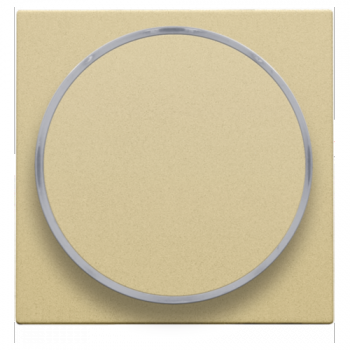 niko afwerkingsset met doorschijnende ring zonder lampsymbool voor drukknop gold coated (221)