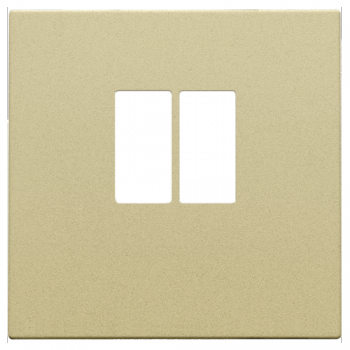 NIKO PURE niko afwerkingsset voor enkelvoudige luidsprekeraansluiting , gold coated (221)