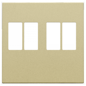 NIKO PURE niko afwerkingsset voor tweevoudige luidsprekeraansluiting gold coated (221) NIKO PURE niko afwerkingsset voor tweevoudige luidsprekeraansluiting gold coated (221)