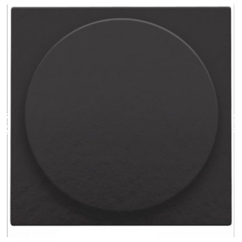 niko afwerkingsset inclusief draaiknop voor draaiknopdimmer of extensie piano black (200)