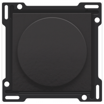 niko afwerkingsset voor draaiknopdimmer of snelheidregelaars incl.draaiknop piano black (200)