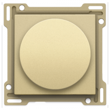 NIKO PURE niko afwerkingsset voor draaiknopdimmer of snelheidregelaars incl.draaiknop gold coated (221)