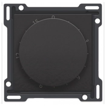 NIKO PURE niko afwerkingsset voor timer regelbaar tot 15 min piano black (200)