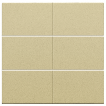niko afwerkingsset voor 6-voudige potentiaalvrije drukknop 24v gold coated (221)