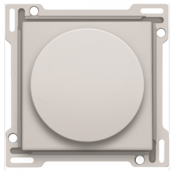 NIKO ORIGINAL niko afwerkingsset voor draaiknopdimmer of snelheidregelaars incl.draaiknop grijs (102)