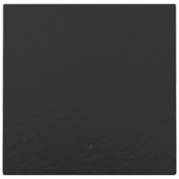 niko afwerkingsset met lens voor een enkelvoudige elektronische schakelaar of drukknop piano black (200)