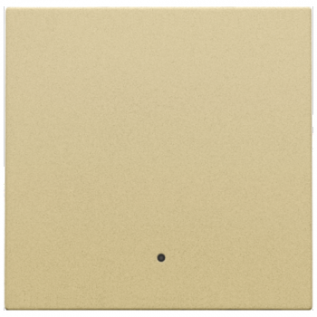 NIKO PURE niko afwerkingsset met lens voor een enkelvoudige elektronische schakelaar of drukknop gold coated (221)