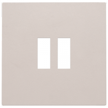 niko afwerkingsset voor dubbele usb-a-lader grijs (102)