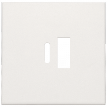 niko afwerkingsset voor dubbele smart usb-a en usb-c lader white (101)