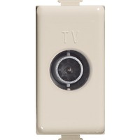 BTICINO magic tv contactdoos doorvoer 1 module BTICINO magic tv contactdoos doorvoer 1 module