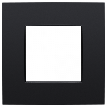 plaque de recouvrement intense black matt (code 136)