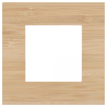 NIKO plaque de recouvrement pure bamboo (code 156) NIKO plaque de recouvrement pure bamboo (code 156)