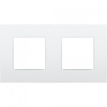 niko afdekplaat tweevoudig intense white gelakt