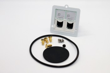 arpi aansluit module 2 x rj45 cat 6 utp brushed brass arpi aansluit module 2 x rj45 cat 6 utp brushed brass