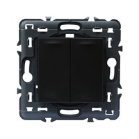 LEGRAND valena nwn draadloze en batterijloze rf bediening voor verlichting 2 x on/off (zwart) LEGRAND valena nwn draadloze en batterijloze rf bediening voor verlichting 2 x on/off (zwart)