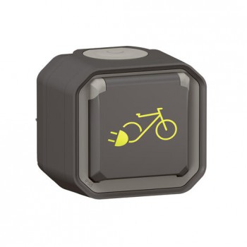 LEGRAND plexo ip55 contacdoos voor fietsoplader 2polig-aarding 16a compleet met opbouwdoos (ant) LEGRAND plexo ip55 contacdoos voor fietsoplader 2polig-aarding 16a compleet met opbouwdoos (ant)