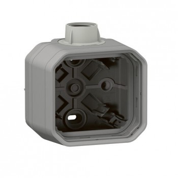 LEGRAND plexo ip55 opbouwdoos voor 1 mechanisme m20 ingang LEGRAND plexo ip55 opbouwdoos voor 1 mechanisme m20 ingang