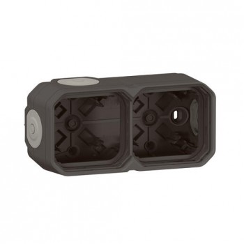 LEGRAND plexo ip55 boîtier à embouts 2 postes hor ou vert 3 entrées simple et 1 entrée double embouts à membrane (ant)