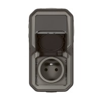 LEGRAND plexo ip55 interrupteur 2 directions + prise de courant bipolaire terre à volet verticale complet avec boîte (ant) LEGRAND plexo ip55 interrupteur 2 directions + prise de courant bipolaire terre à volet verticale complet avec boîte (ant)