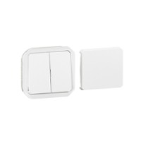 LEGRAND plexo ip55 commande multifonctionnel utiliser comme va-et-vient simple ou double,poussoir inverseur simple ou double ou combinaison inter.deux directions/poussoir inverseur (blanc) LEGRAND plexo ip55 commande multifonctionnel utiliser comme va-et-vient simple ou double,poussoir inverseur simple ou double ou combinaison inter.deux directions/poussoir inverseur (blanc)