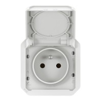 LEGRAND plexo ip55 prise de courant 16a bipolaire terre bornes automatiques complet sans boîte de montage ni de cadre pour encastrer (blanc) LEGRAND plexo ip55 prise de courant 16a bipolaire terre bornes automatiques complet sans boîte de montage ni de cadre pour encastrer (blanc)