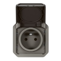 LEGRAND plexo ip55 prise de courant 16a bipolaire terre bornes à vis complet sans boîte de montage ni de cadre pour encastrer (ant)