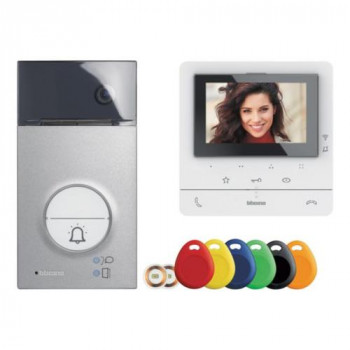 video kit (connected)opbouw linea 3000 grijs 1 drukknop + classe100 x16e + 3g/4g