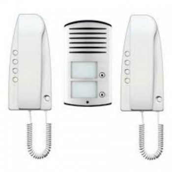 BTICINO linea 2000 audiokit analoog met 2 binnenposten dk BTICINO linea 2000 audiokit analoog met 2 binnenposten dk