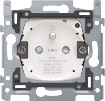 NIKO stopcontact geconnecteerd schakelbaar zigbee 16a NIKO stopcontact geconnecteerd schakelbaar zigbee 16a