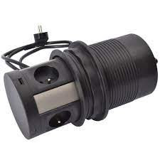 incara tower 120-metaal 4 x 2p+a + 2 usb a + c