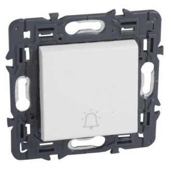 LEGRAND valena drukknop met belsymbool 6a schroefbevestiging LEGRAND valena drukknop met belsymbool 6a schroefbevestiging