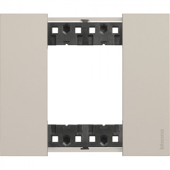 BTICINO living now plaque 2 modules couleur sable BTICINO living now plaque 2 modules couleur sable