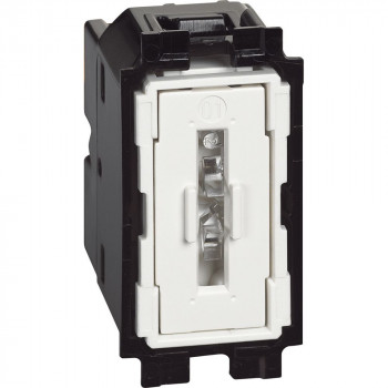BTICINO living now bouton poussoir 10a bornes automatiques 1 module