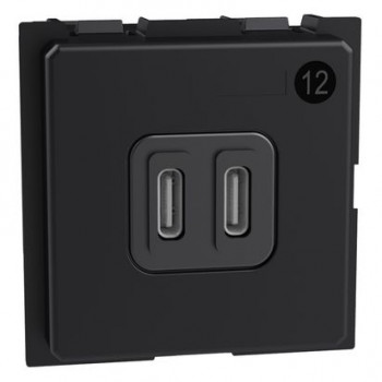 living now double usb 2 x 30w type c + c 2 modules