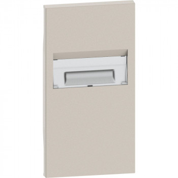 BTICINO living now sierplaat voor indicatieverlichting 2 modules zandkleur BTICINO living now sierplaat voor indicatieverlichting 2 modules zandkleur