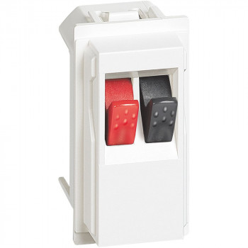 BTICINO living now prise haut parleurs blanc 1 module BTICINO living now prise haut parleurs blanc 1 module