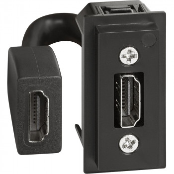 BTICINO living now hdmi contactdoos voorbekabeld 1 module BTICINO living now hdmi contactdoos voorbekabeld 1 module