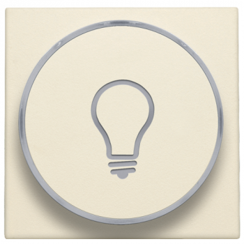 NIKO ORIGINAL niko set de finition avec anneau transparent symbole lampe pour bouton-poussoir cream NIKO ORIGINAL niko set de finition avec anneau transparent symbole lampe pour bouton-poussoir cream