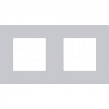 NIKO PURE niko afdekplaat tweevoudig horizontaal :verticaal pure alu grey brushed NIKO PURE niko afdekplaat tweevoudig horizontaal :verticaal pure alu grey brushed