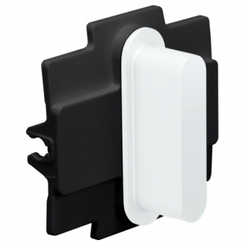 NIKO rocker pour fonctions interrupteur simple steel white coated (code154)