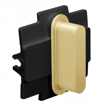rocker pour fonctions interrupteur simple alu gold (code 227)