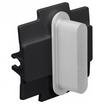 rocker voor enkel schakelfuncties alu grey (155)