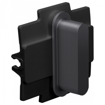 rocker pour fonctions interrupteur simple alu black (code 224)