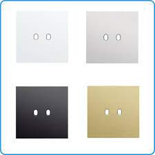 NIKO toggle toutes les plaques de recouvrements pour fonction de commutation, prises et fonctions 45 x 45