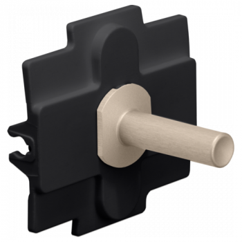 toggle pour 1 fonction interrupteur simple steel champagne coated (166)