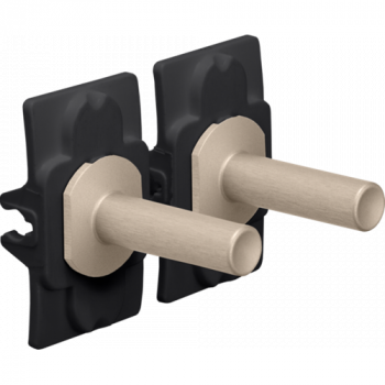 toggle set pour 1 fonction interrupteur double steel champagne coated (166)